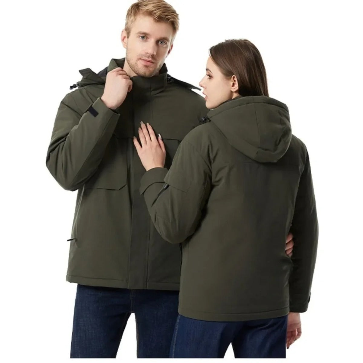 Heated Jacket - Waterproof 9-Zone Winter Heating Coat for Men and Women