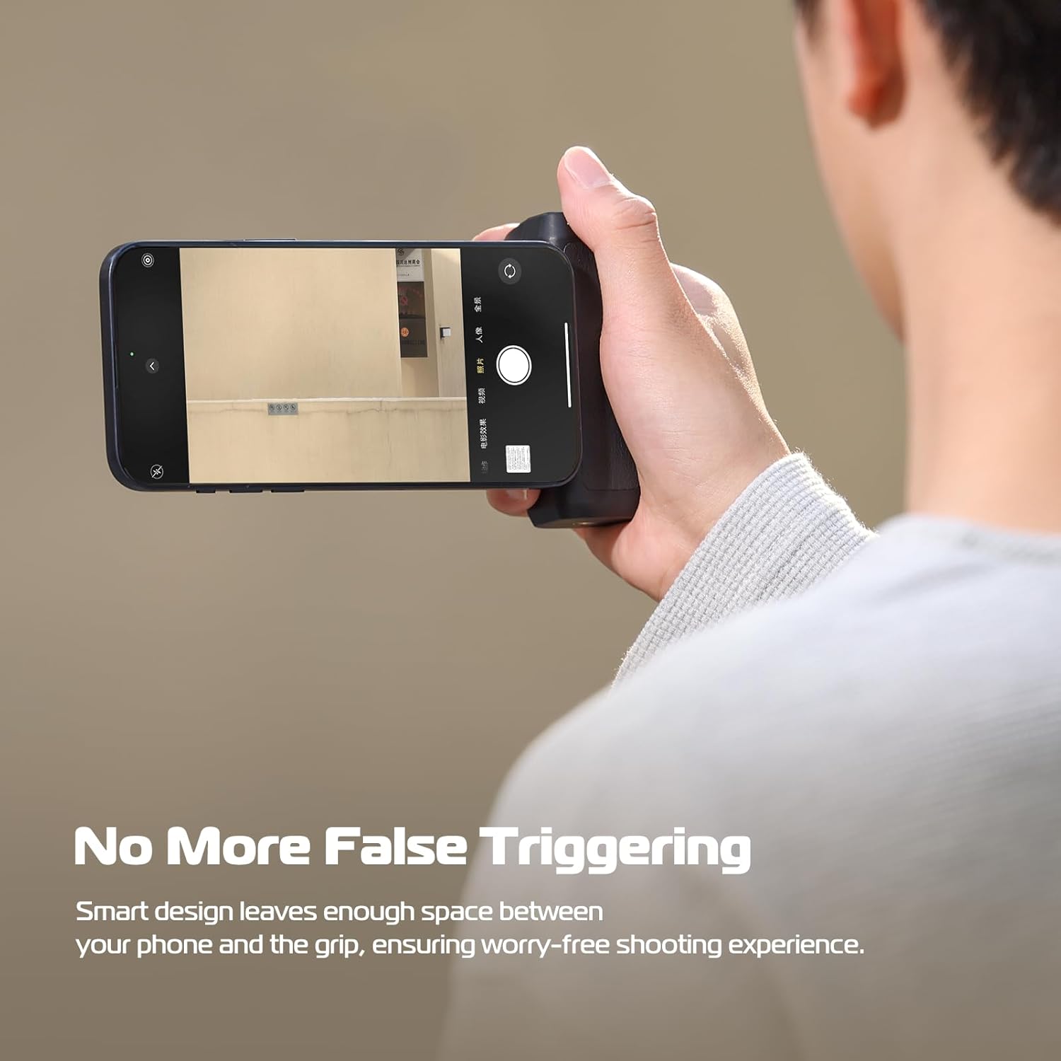 Bluetooth Camera Shutter Grip - Smartphone Selfie Handle and Stabiliser