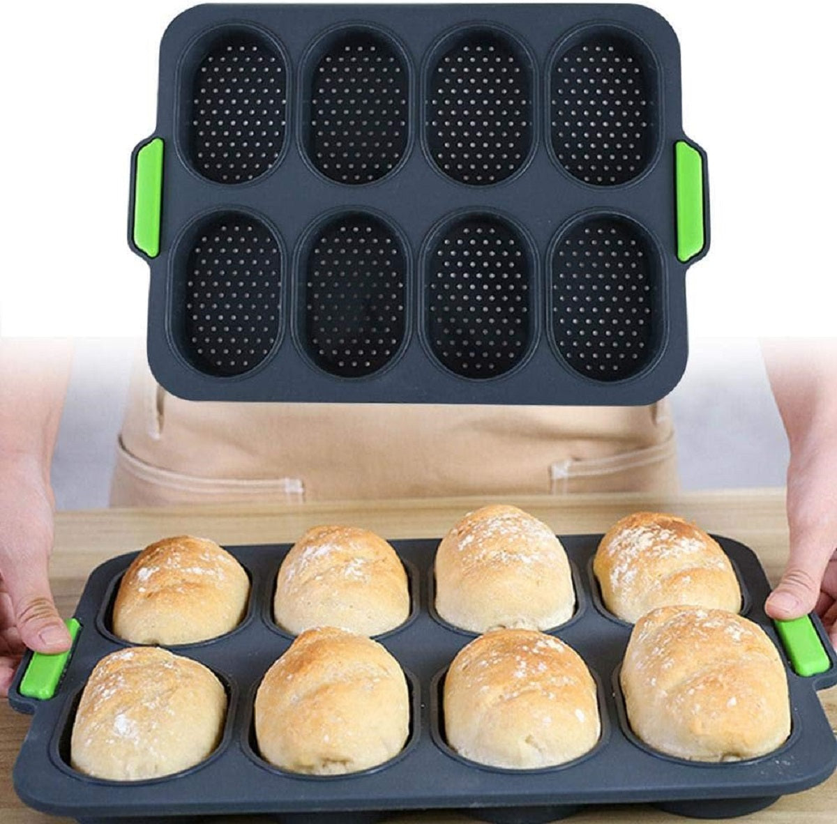 Non-Stick Bread Mold Baking Tray Silicone Round Baker