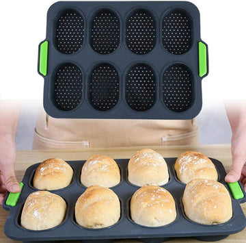 Non-Stick Bread Mold Baking Tray Silicone Round Baker