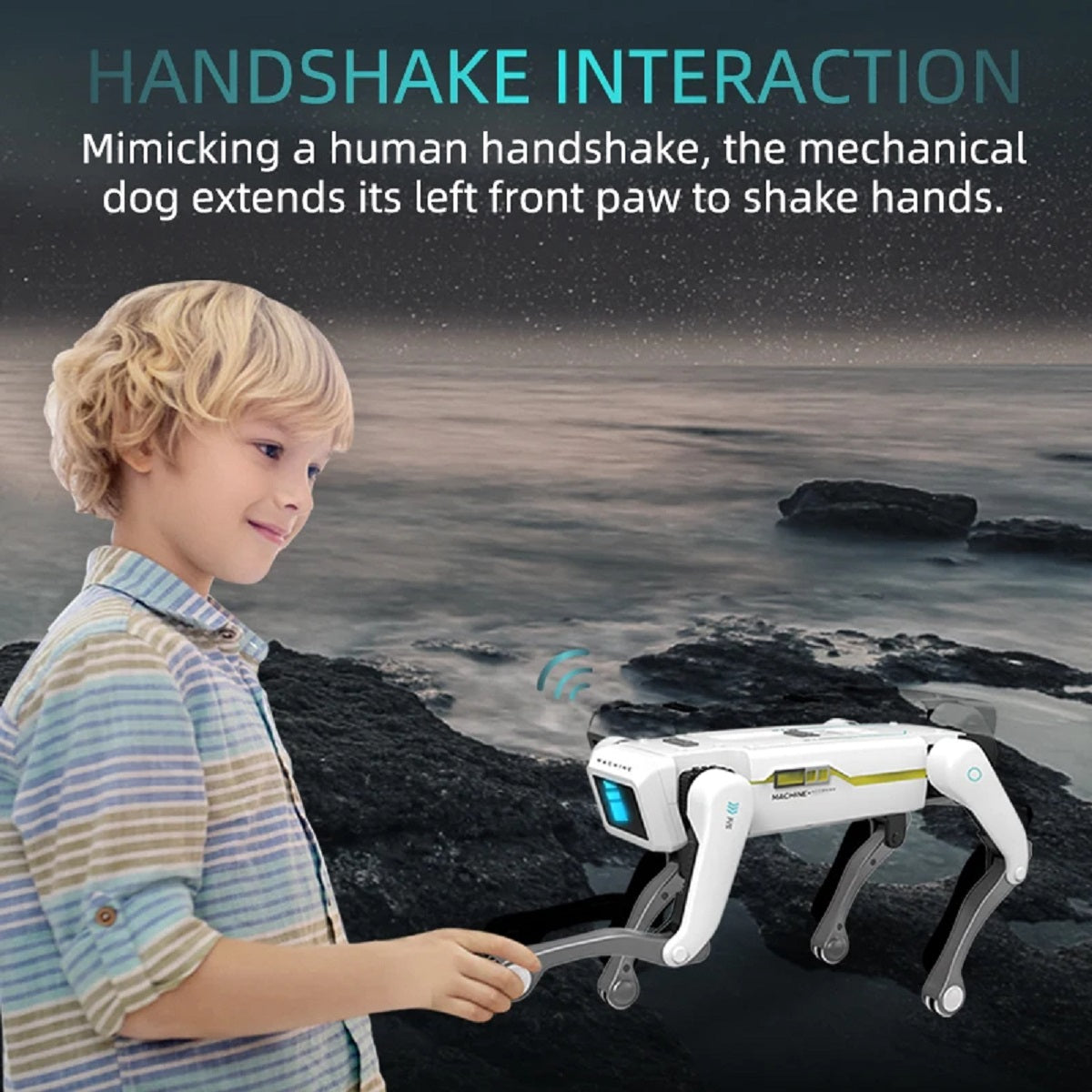 RC Smart Robot Dog - Bionic Mechanical Toy with Educational Features
