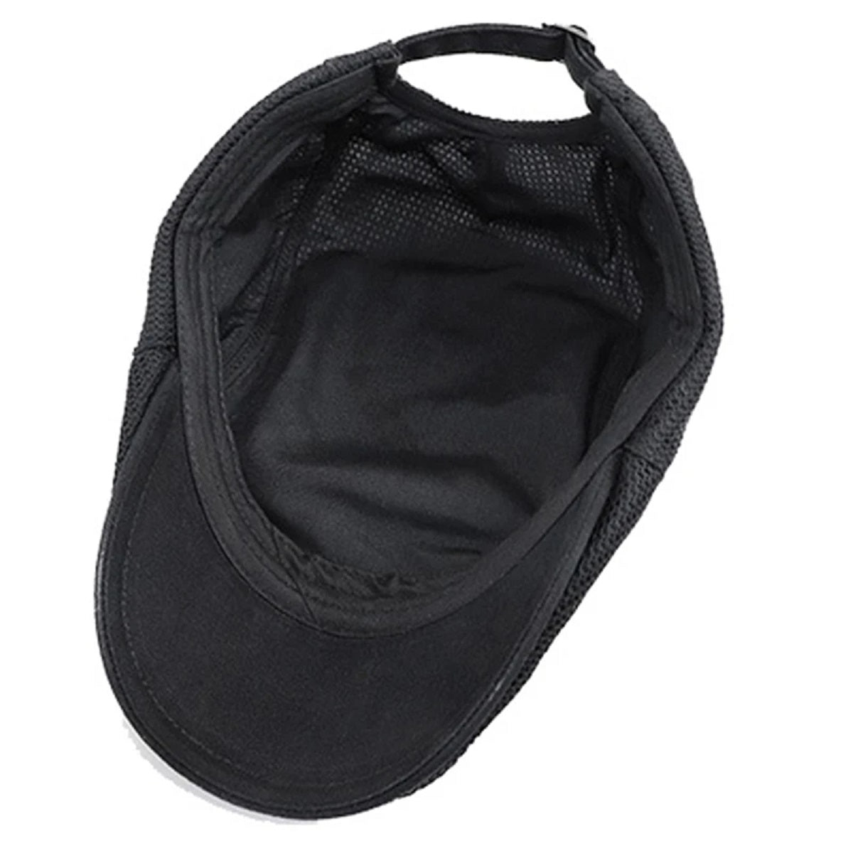 Mesh Beret Sun Hat - Breathable Flat Cap for Summer UV Protection
