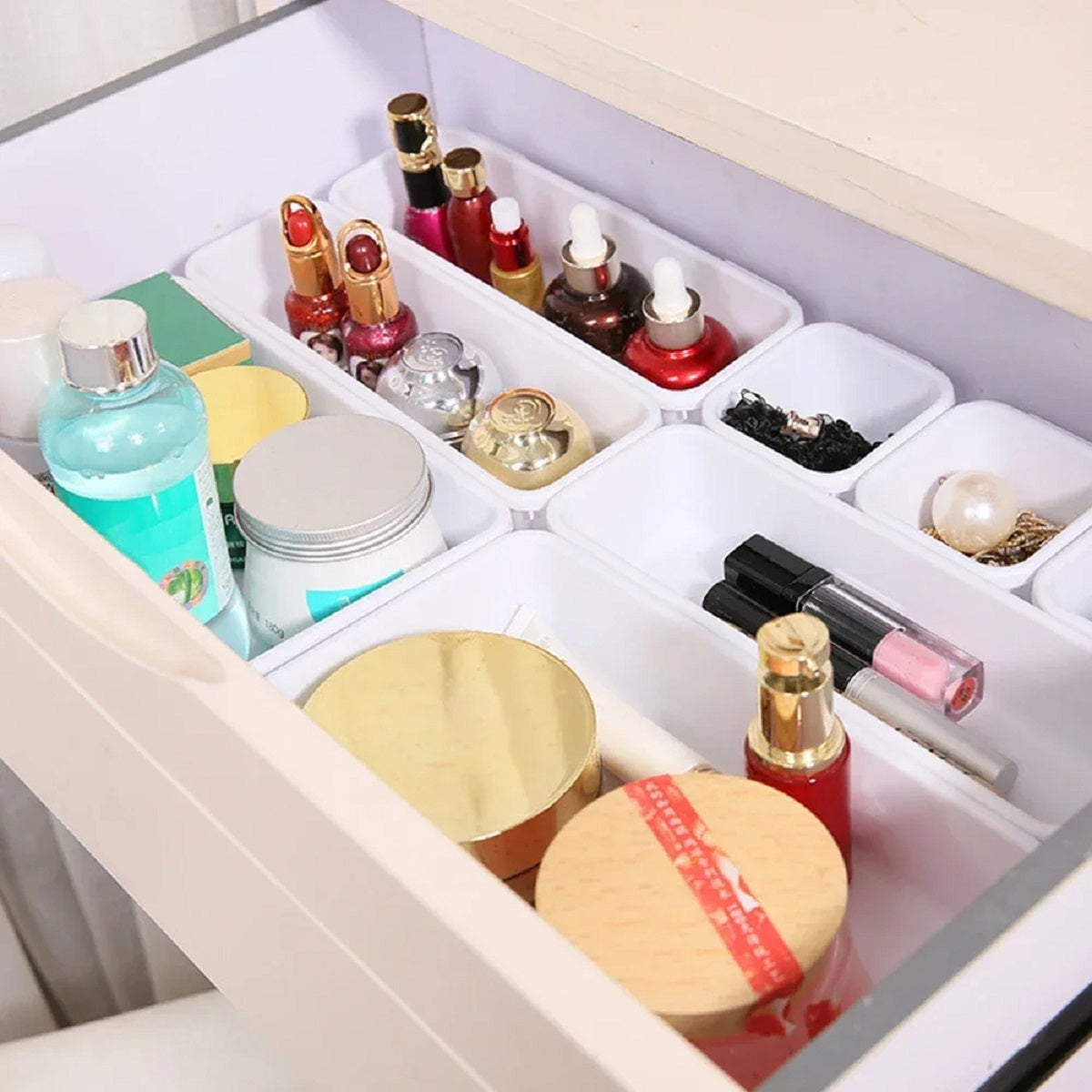 8 Pcs/set Adjustable Drawer Organizer Box
