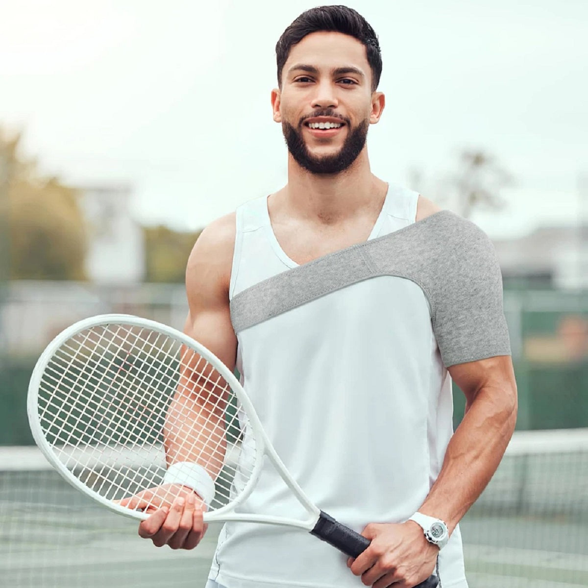 Adjustable Compression Shoulder Brace - Support for AC Joint and Rotator Cuff