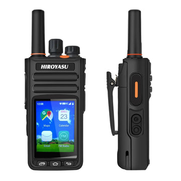 Hi-B8 4G Poc Walkie Talkie - Android 9.0 Touchscreen Radio with WiFi GPS and FM