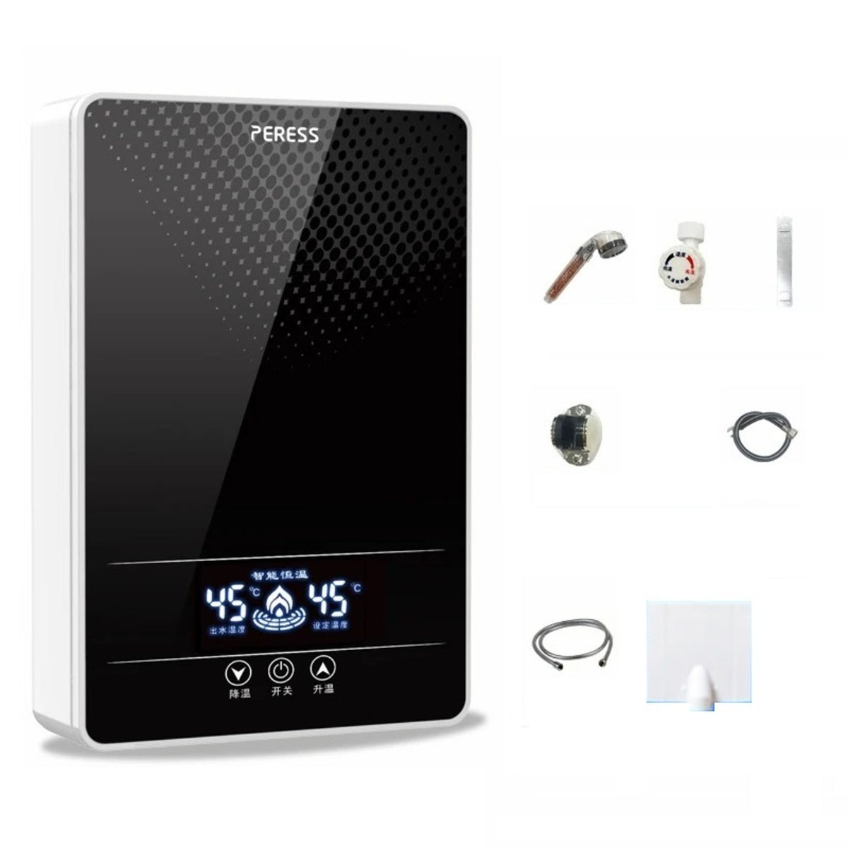 Instant Electric Tankless Water Heater - Bathroom & Shower with Automatic Temperature Control