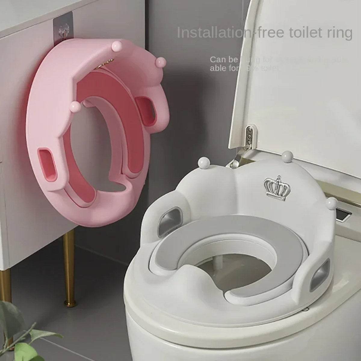 Baby Child Toilet Seat - Soft Cushion Potty Training Ring