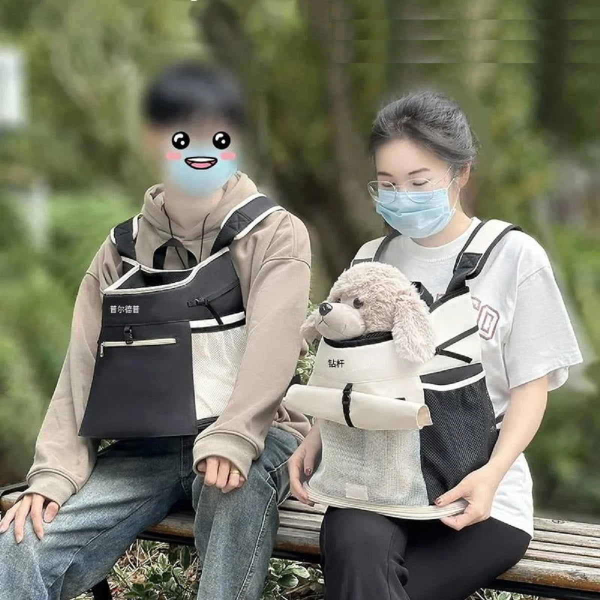 Pet Backpack - Travel Carrier for Dogs and Cats with Safety