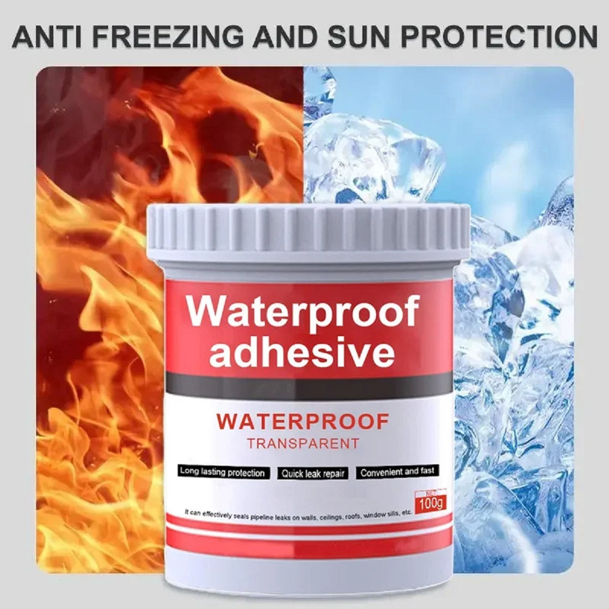 Transparent Waterproof Sealant - Strong Leak-Proof Adhesive Sealing Coating