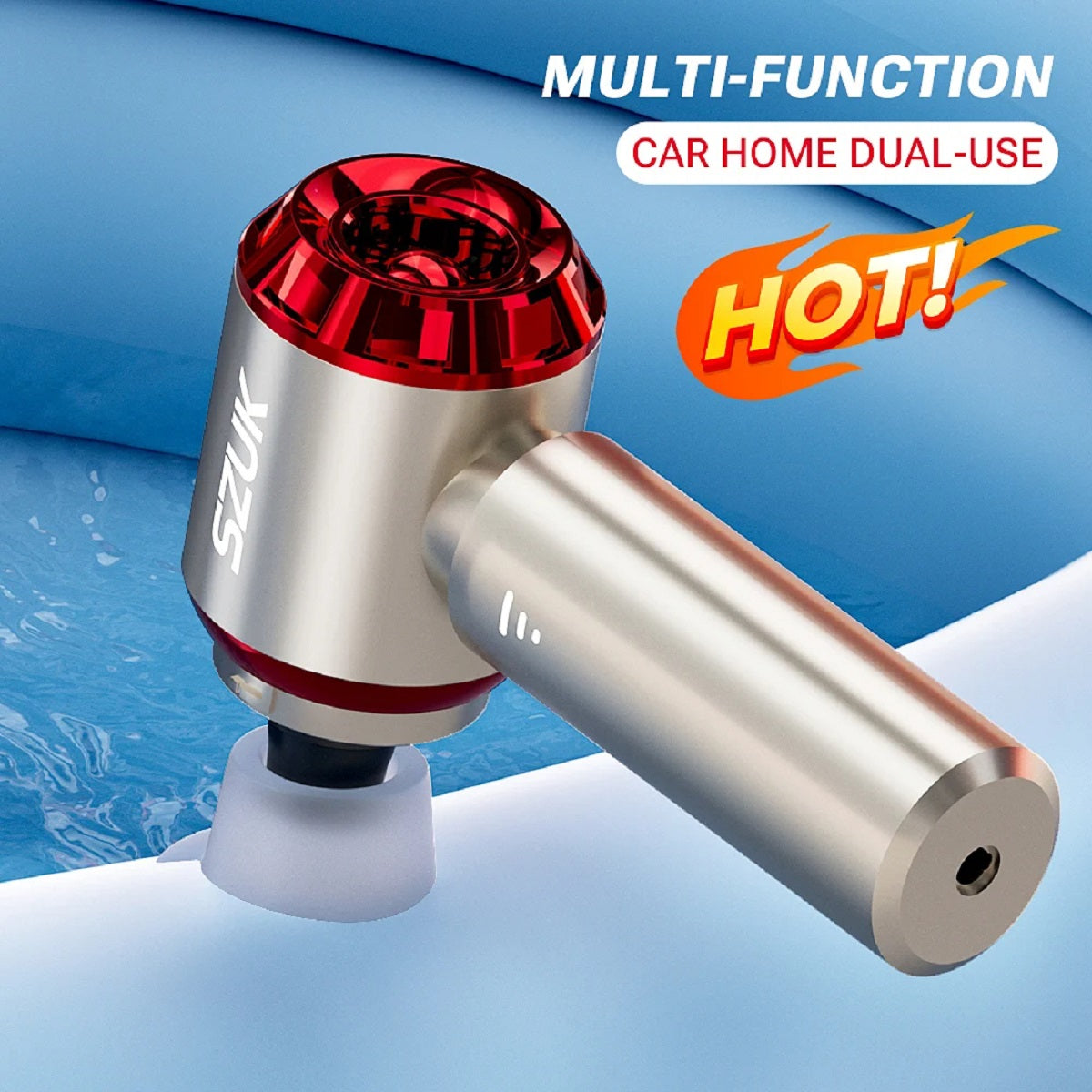 Mini Wireless Car Vacuum - Portable Handheld Cleaner with Powerful Suction