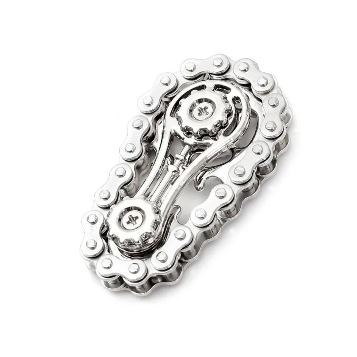 Metal Sprocket Flywheel Fidget Spinner - Anxiety Relief for Adults and Kids