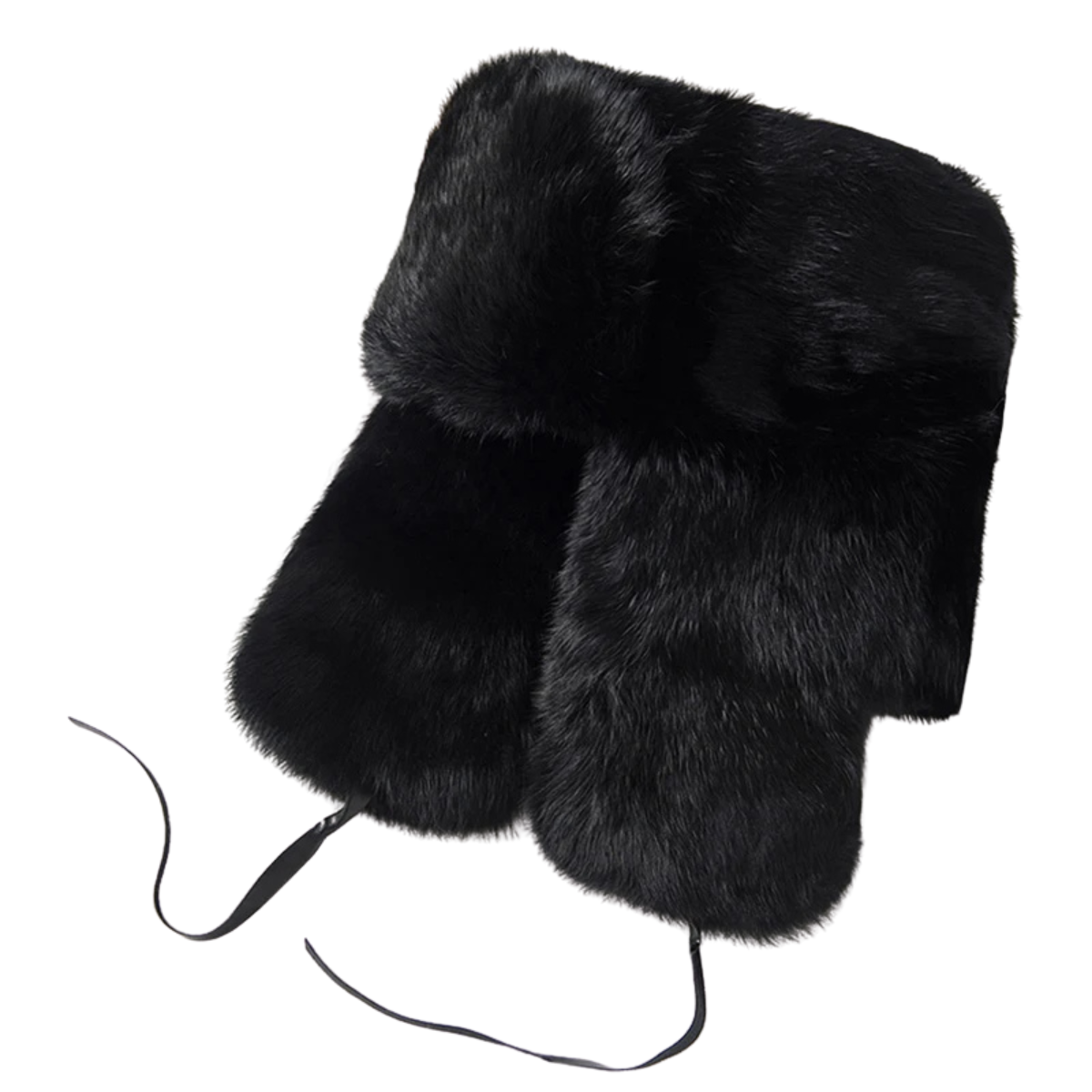 Men's Fur Bomber Hat - Winter Earflap Cap