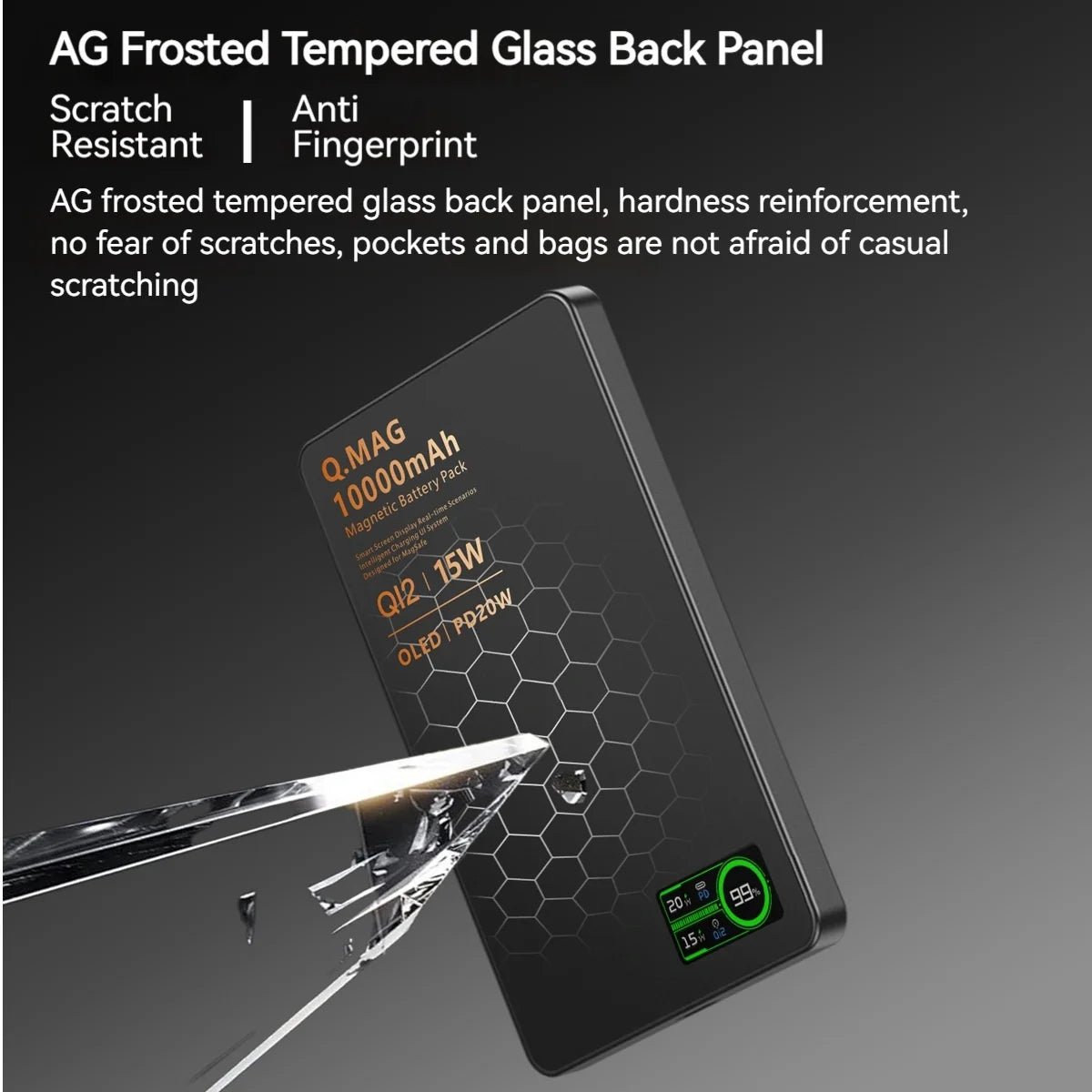 3-In-1 Magnetic Power Bank - Wireless Fast Charging with LCD Display