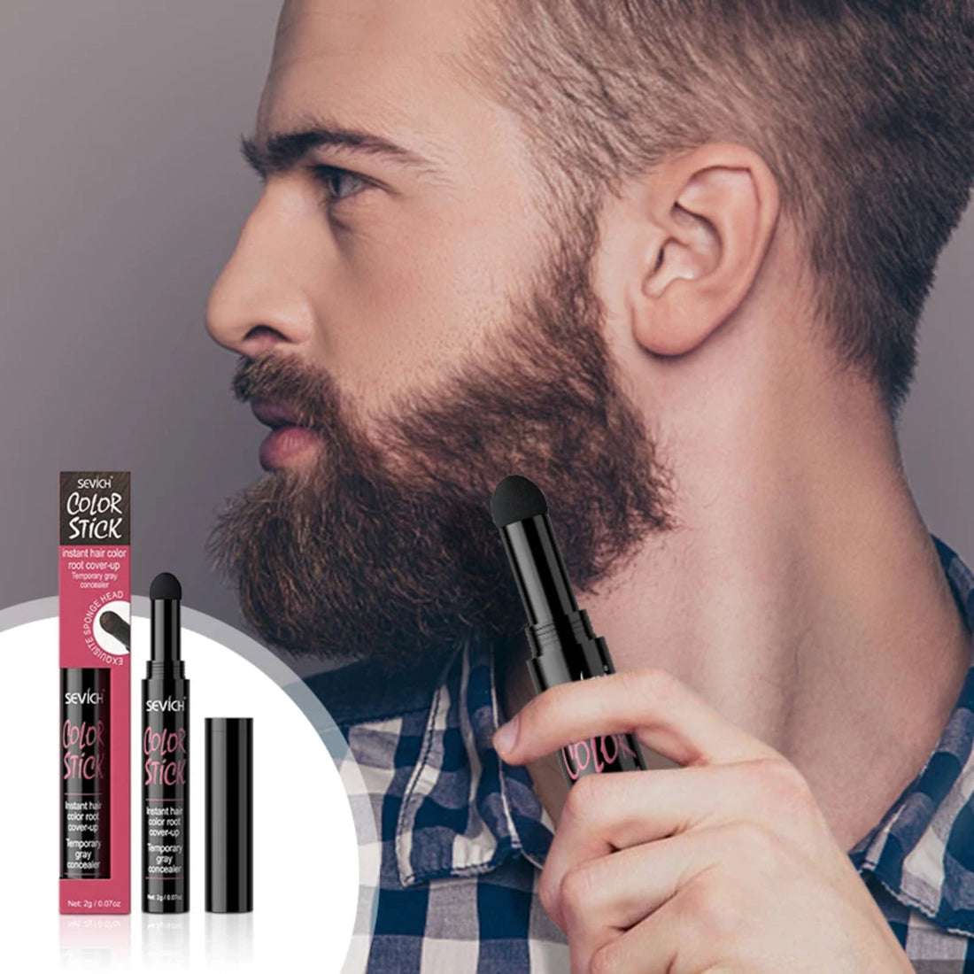 Beard Filling Pen Powder - Waterproof Coloring Enhancer