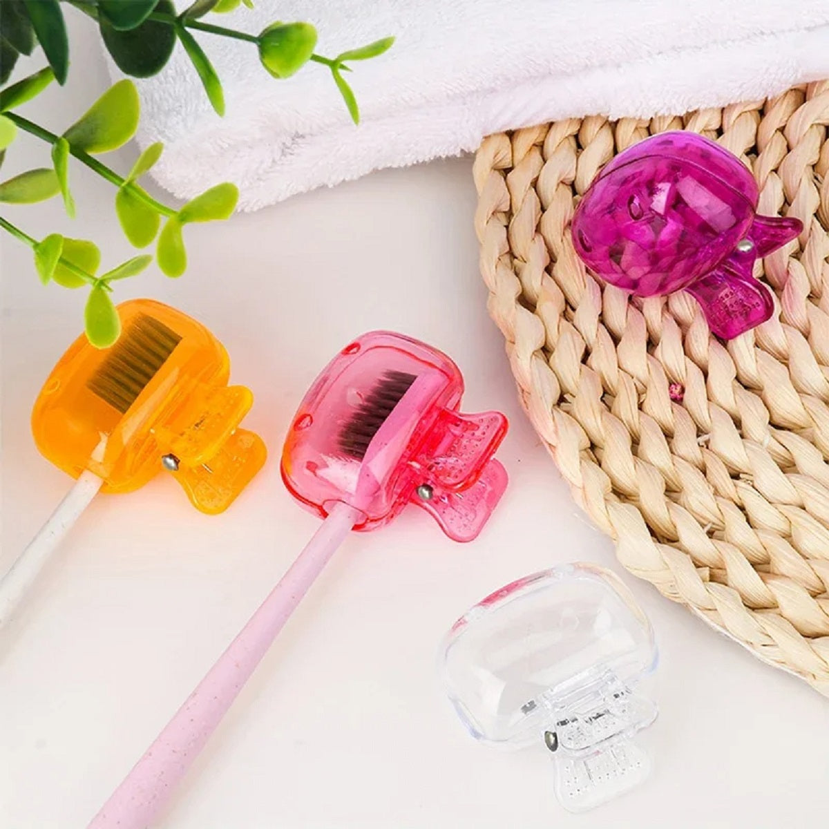 Travel Toothbrush Head Cover - Portable Protective Cap for Hygiene