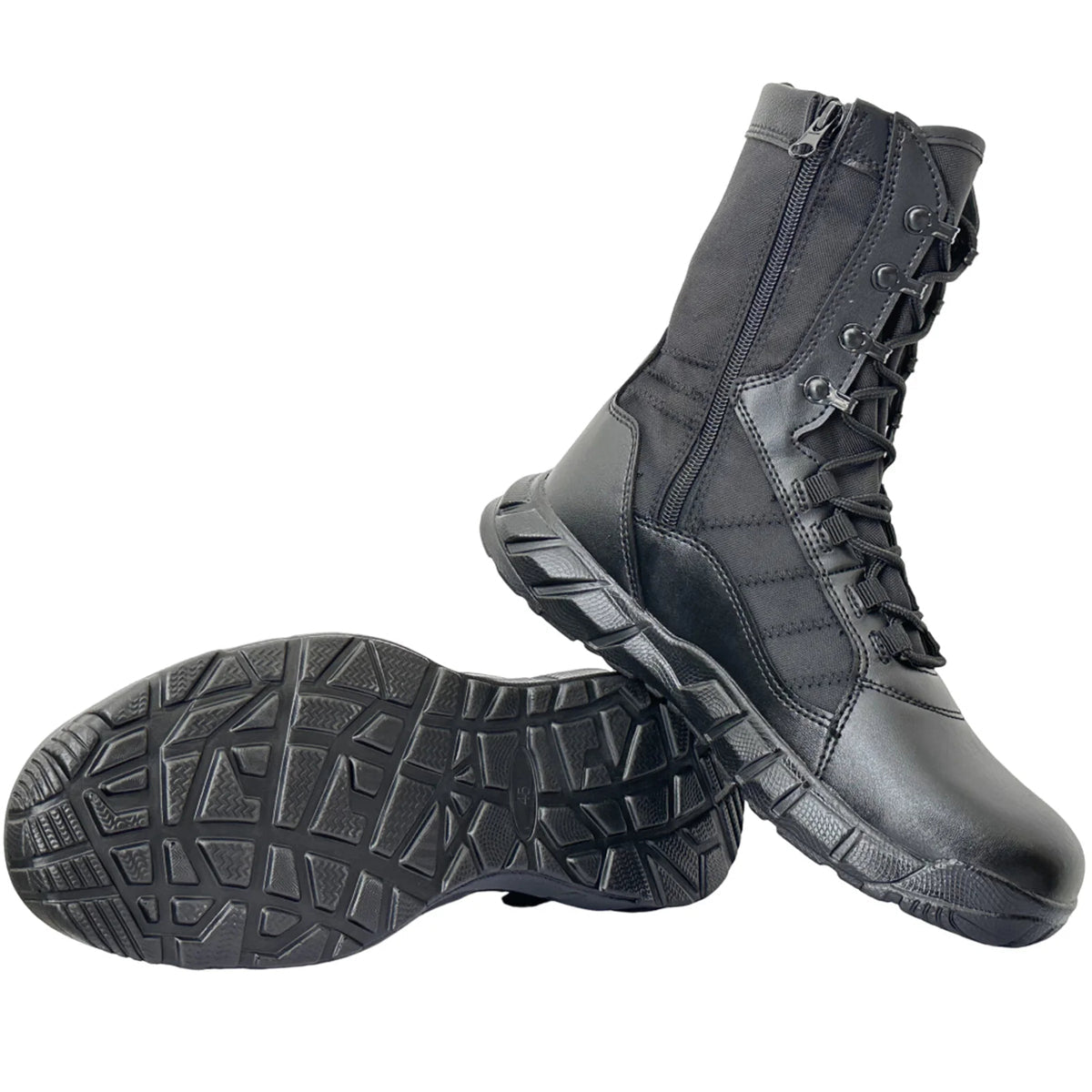 Men's Tactical Combat Boots - Lightweight Waterproof and Breathable Hiking Shoes
