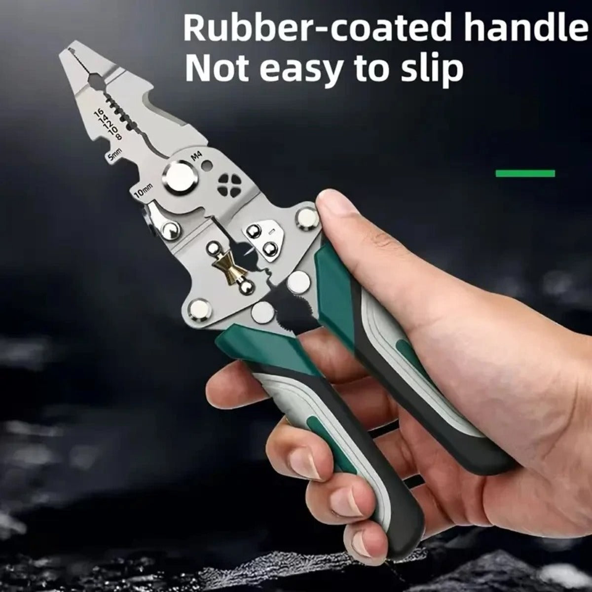 Wire Stripping Pliers - Multi-Function Electrician Tool with Crimping and Cutting