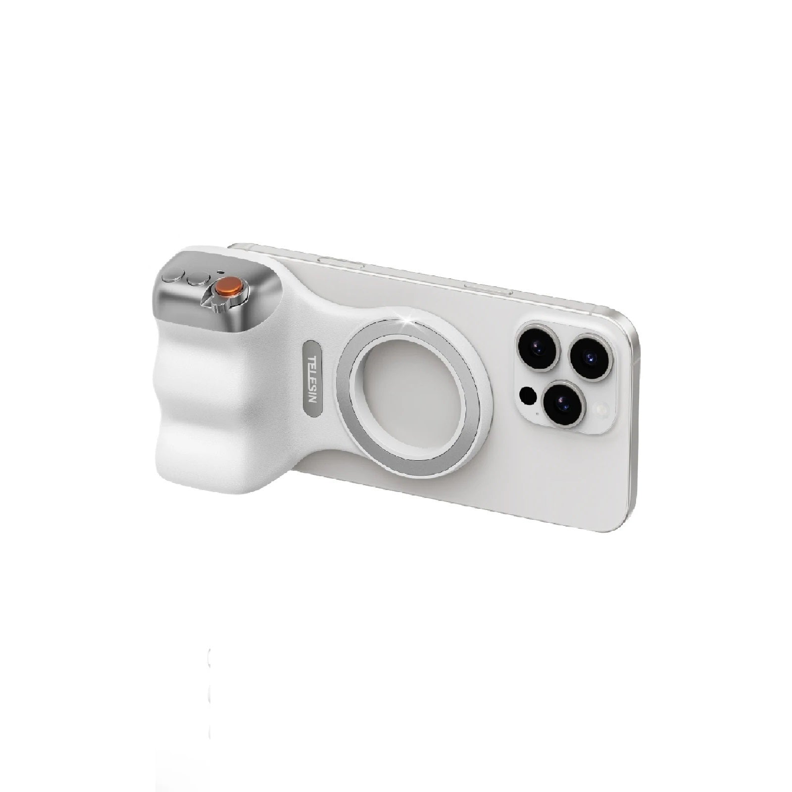 Magnetic Phone Camera Grip - Remote Shutter Handle and Holder