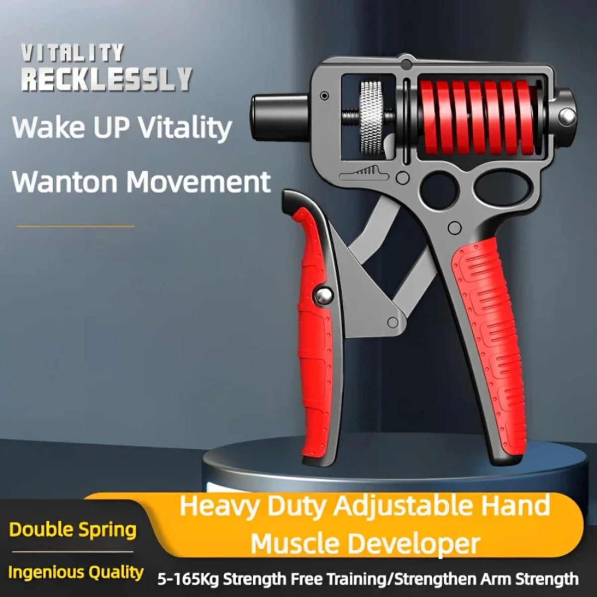 Adjustable Heavy Hand Grip - 5-363.8 Lbs Strengthener and Finger Expander Trainer