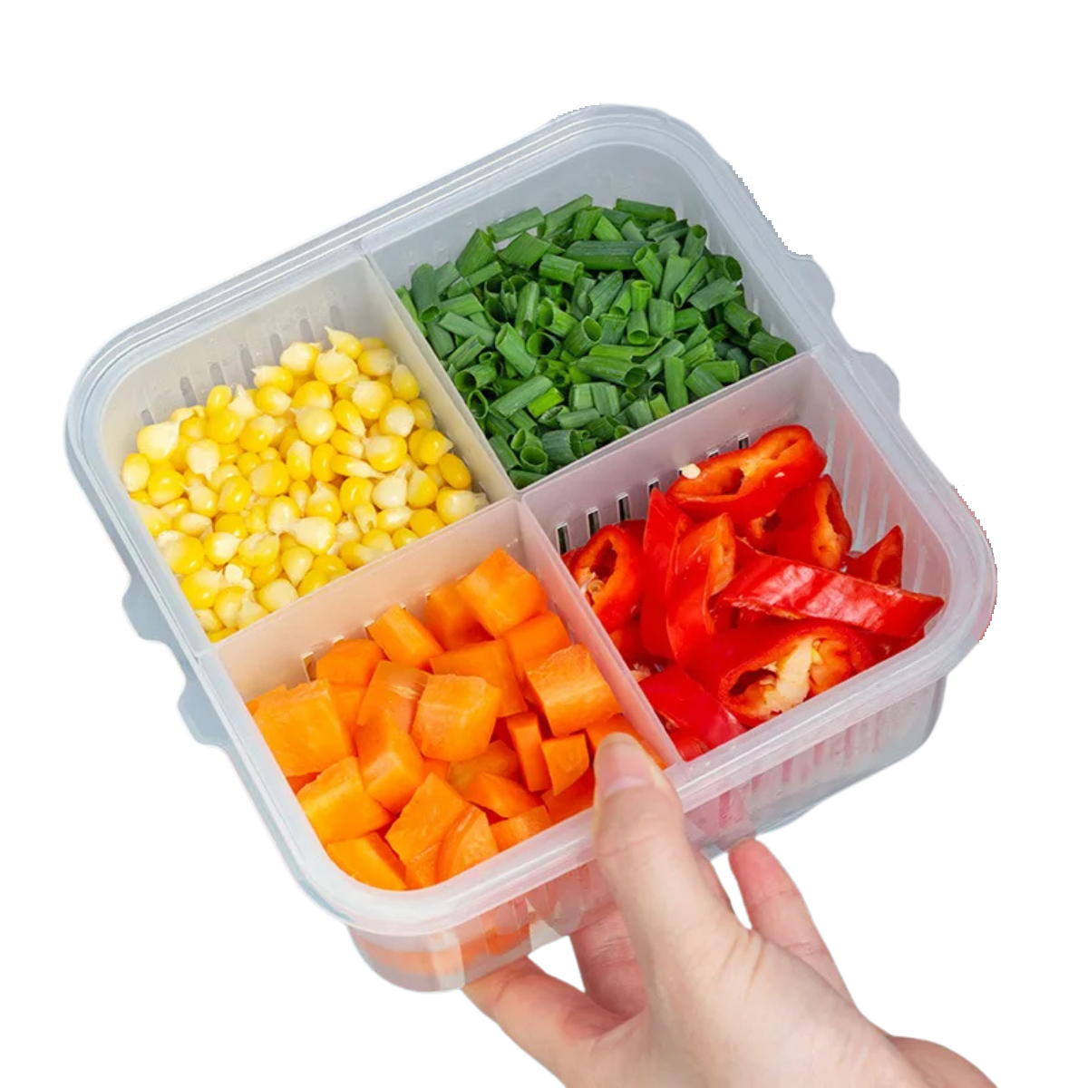 Refrigerator Storage Box - Fresh Organized Food Vegetable Fruit Keeper