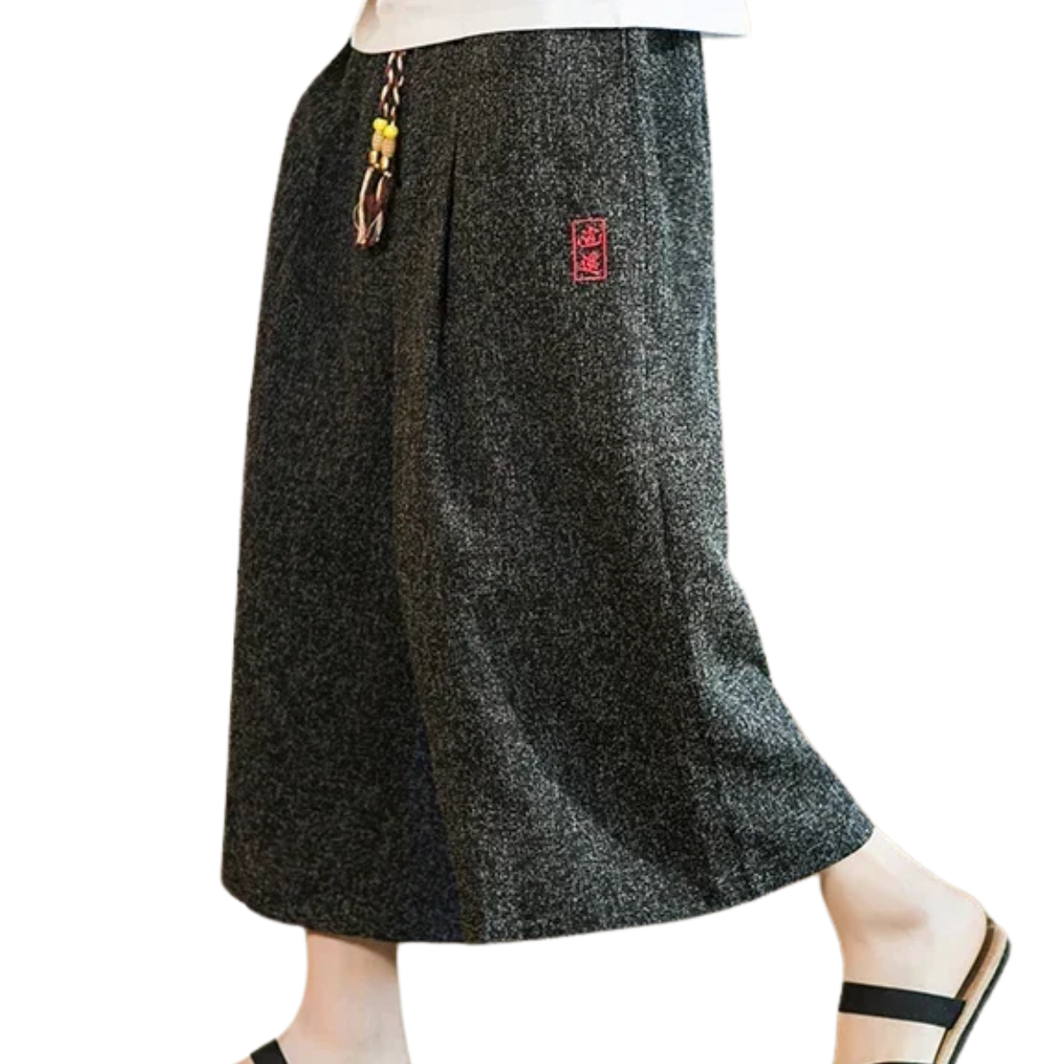 Samurai Kimono Shorts - Japanese Style Wide-Leg Summer Pants