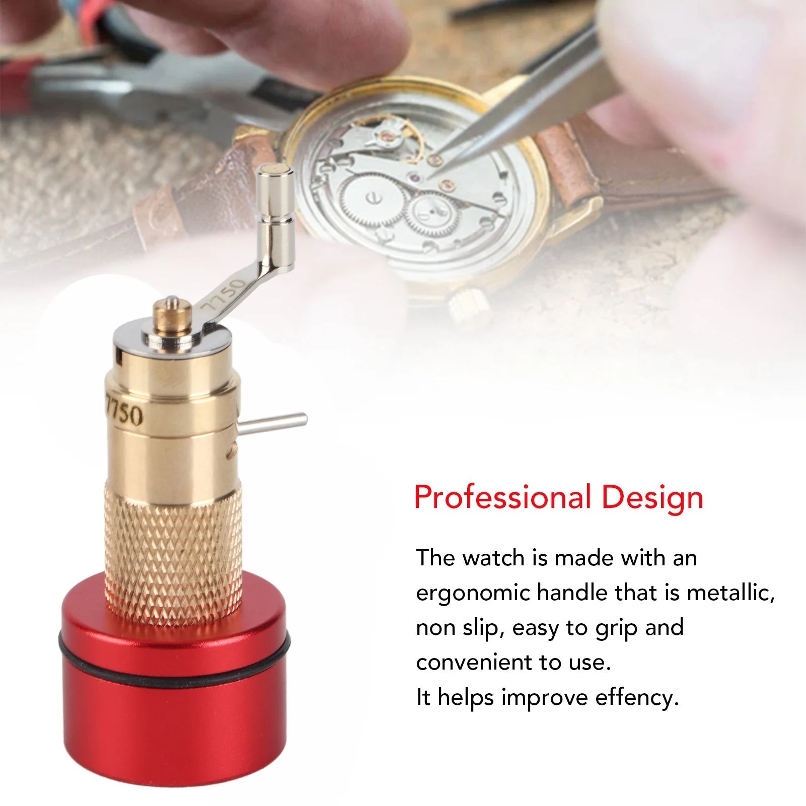 Watch Mainspring Winder Set - Brass Steel Repair Tool Kit
