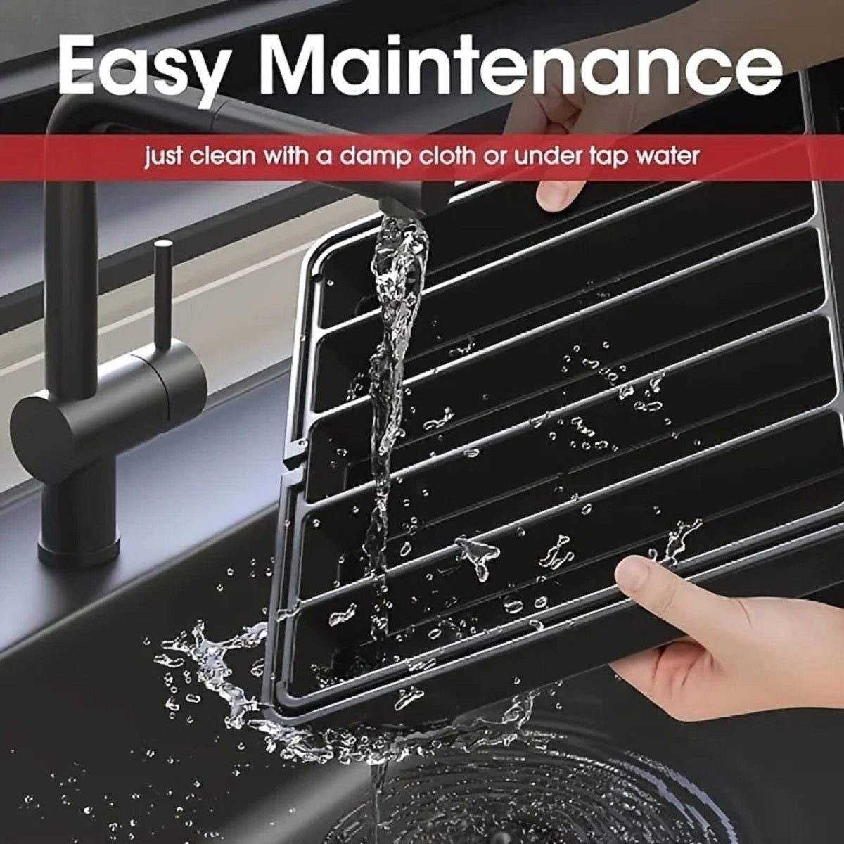Expandable Kitchen Drawer Cutlery Organizer - Adjustable 6-9 Slot Flatware Tray