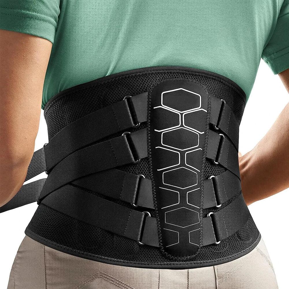 Lower Back Brace - Lightweight Lumbar Support 3D Belt for Posture Correction