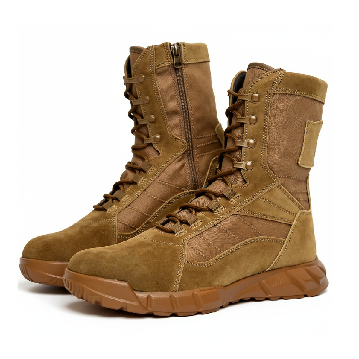 Men's Tactical Combat Boots - Lightweight Waterproof and Breathable Hiking Shoes