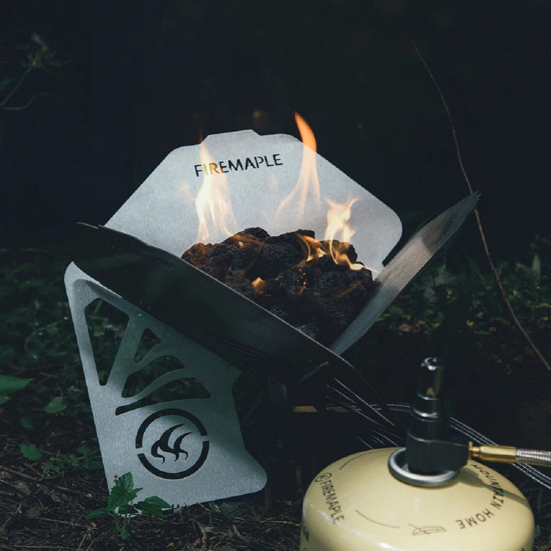 Portable Fire Pit - Windproof Foldable Stainless Steel Heater for Camping