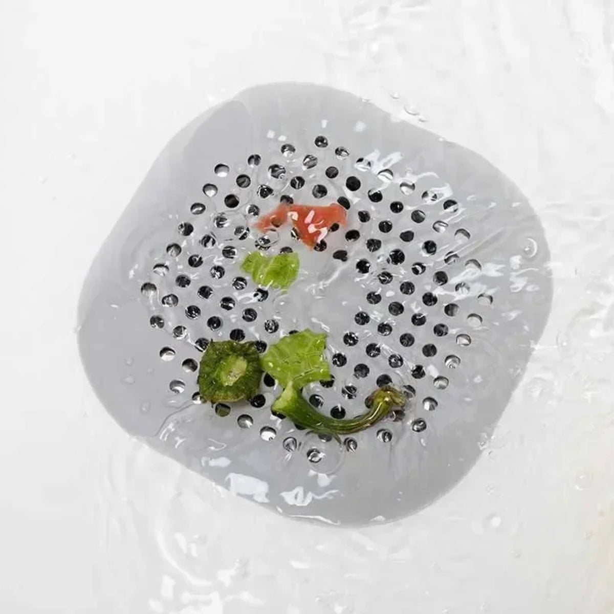 Premium Silicone Drain Strainer - Keeps Floors Dry and Traps Unwanted Debris