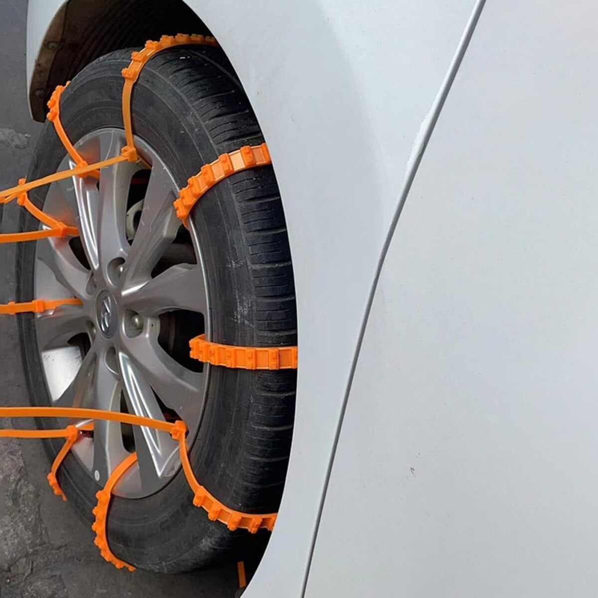 20 Pcs Snow Chains - Universal Anti-Slip Tire Traction Belts for Winter