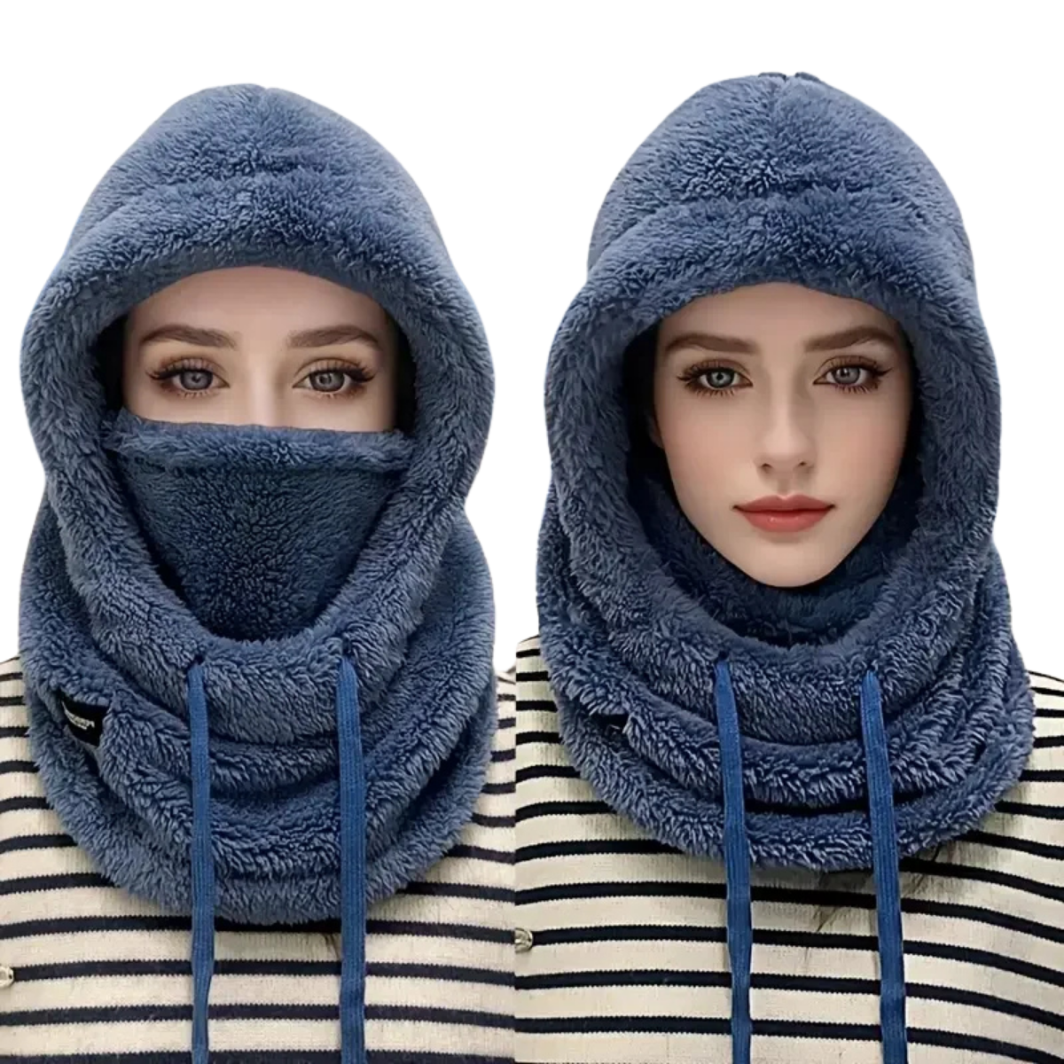 Winter Warm Thermal Balaclava Face Mask - Windproof Fleece Ski Hood Neck Cover