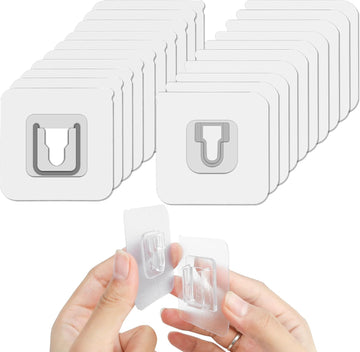 Double Sided Adhesive Wall Hooks Transparent