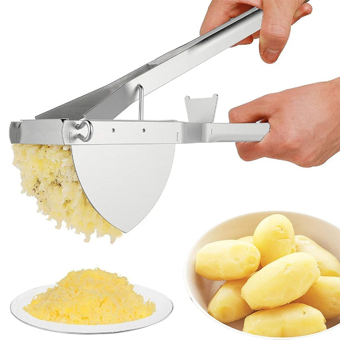 Potato Ricer Stainless Steel Masher Food Fruit Vegetable Juicer