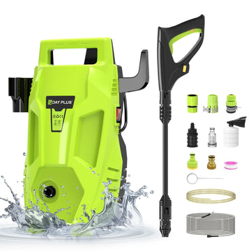 Electric Pressure Washer - Adjustable Nozzle and Detergent Tank