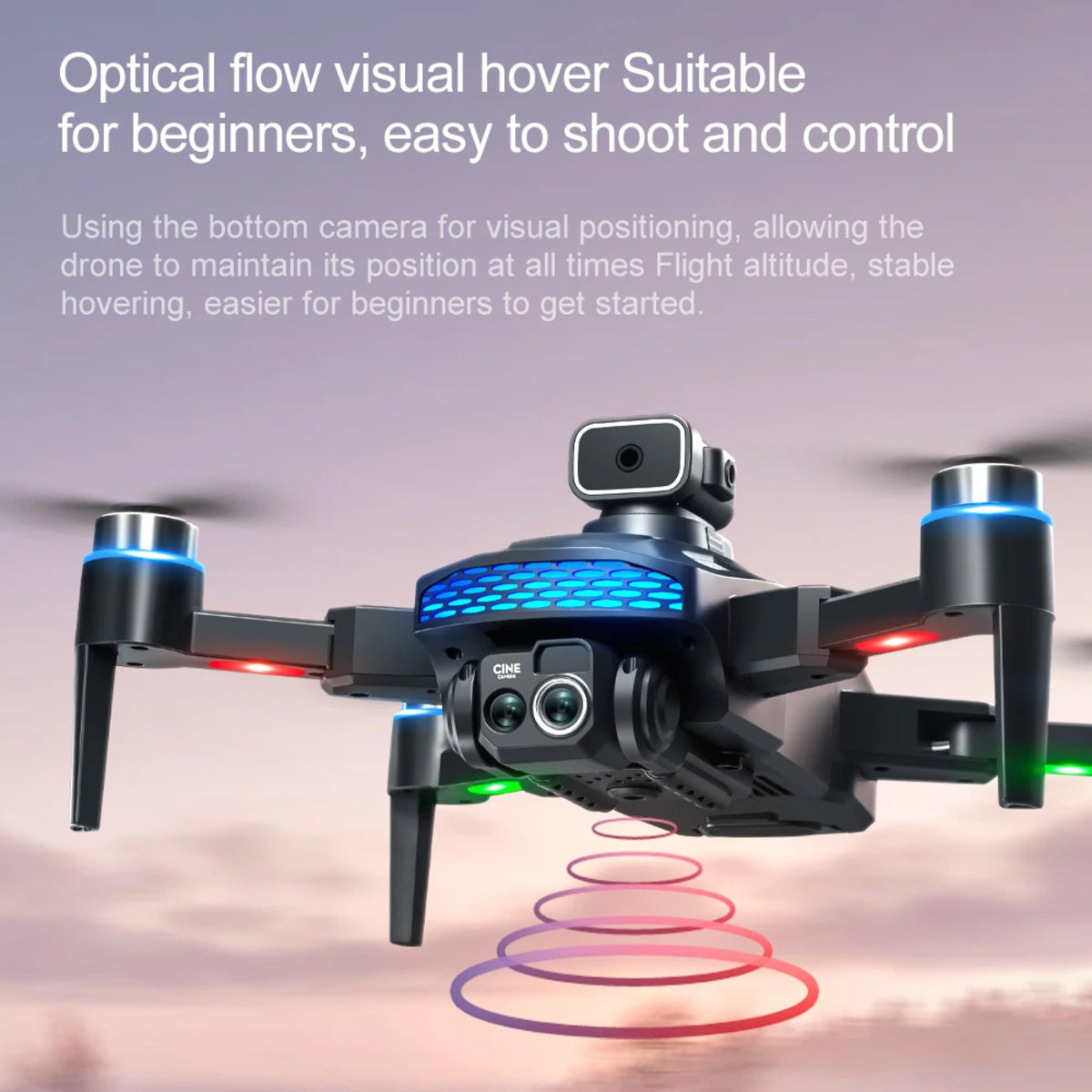 Professional 8K Drone - 5G WiFi FPV Quadcopter with Screen Remote and Obstacle Avoidance