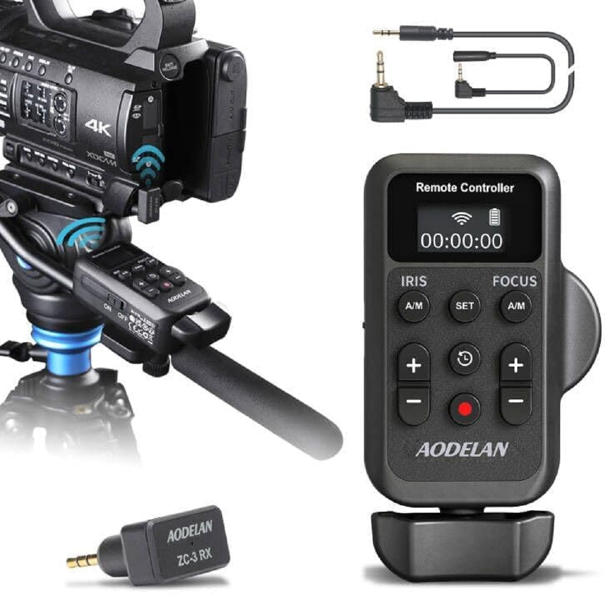 Wireless Camcorder Remote - 0.1 in Lanc Controller for Sony and Canon