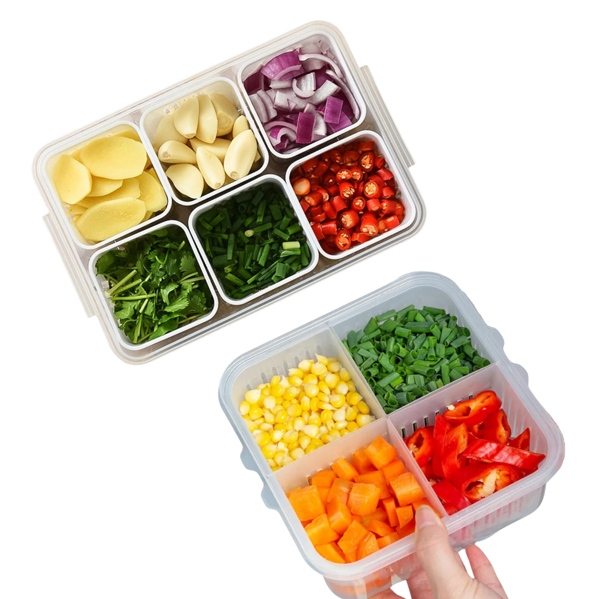 Refrigerator Storage Box - Fresh Organized Food Vegetable Fruit Keeper