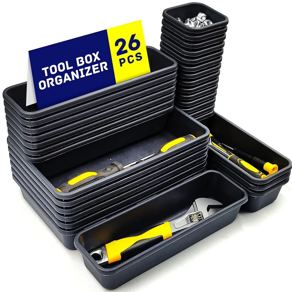Tool Box Organizer Tray Divider Set