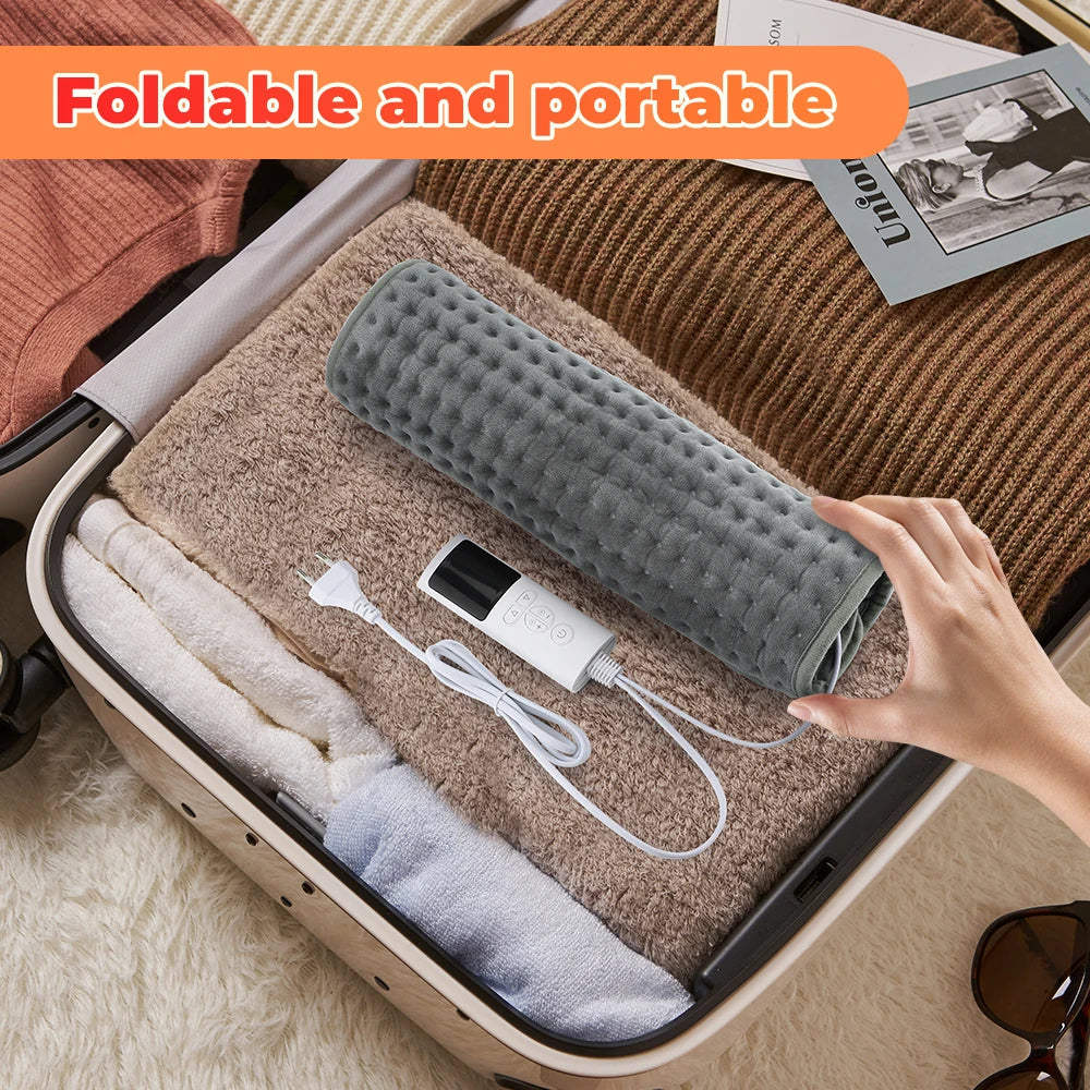Heated Foot Warmer - Electric Heating Pad Cushion for Men and Women
