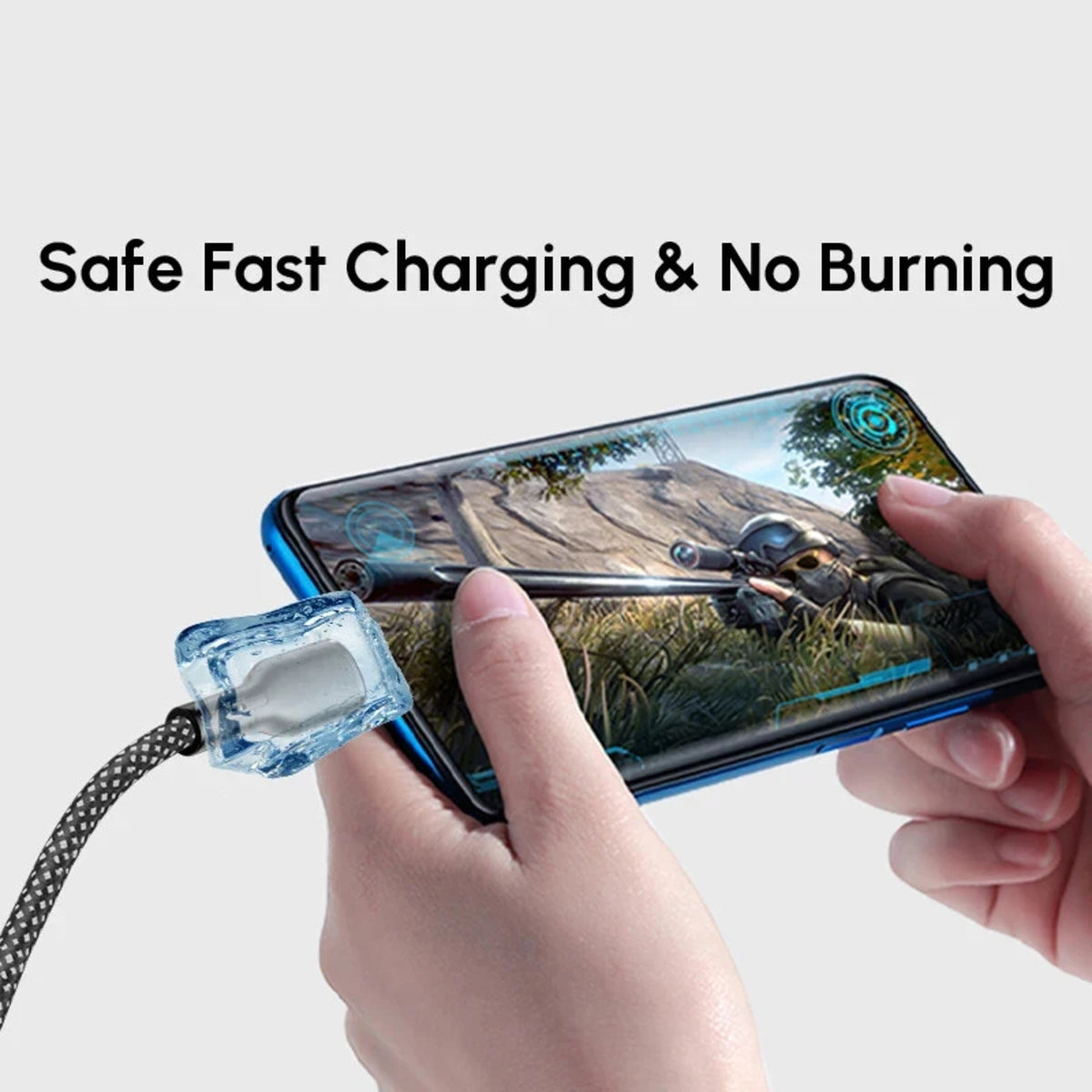 Magnetic USB Fast Charging Cable - Type-c and iPhone Compatible