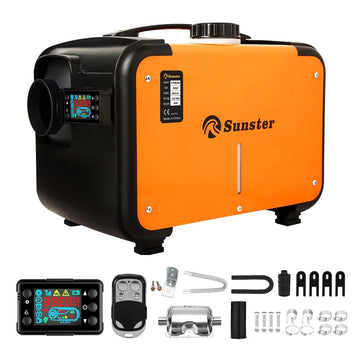 8KW Diesel Heater - 12V Car Parking with LCD and Silencer