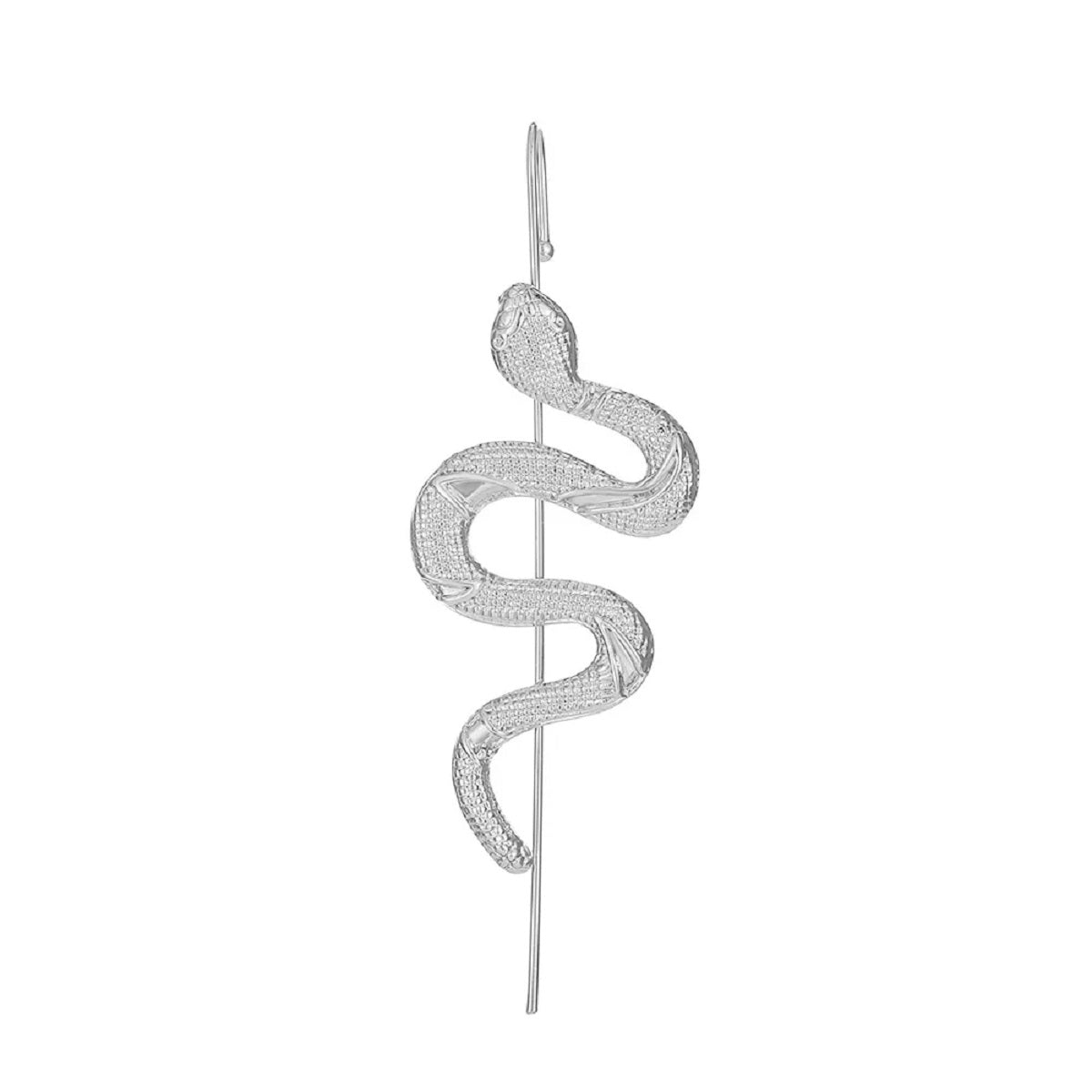 Punk Snake Ear Wrap Crawler Earrings