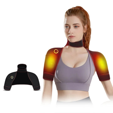 Electric Heating Massager Pads - Shoulder Neck and Back Hot Compress