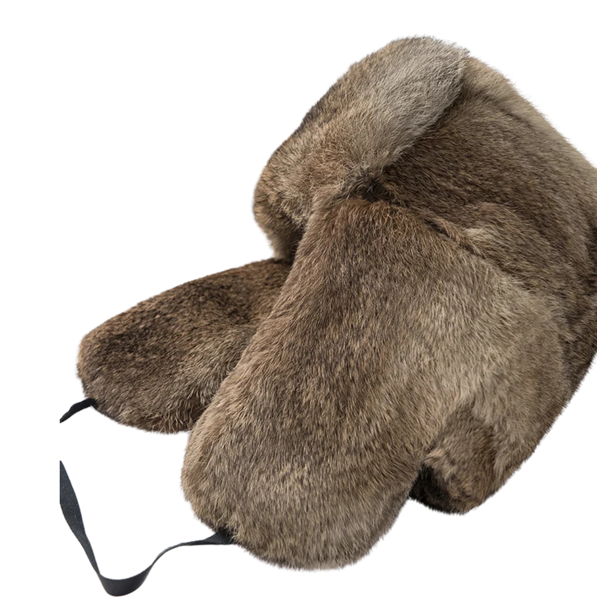 Men's Fur Bomber Hat - Winter Earflap Cap
