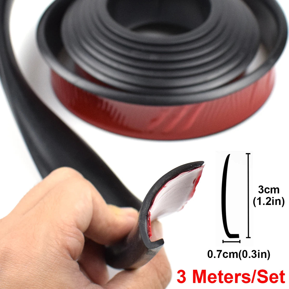 3M Car Fender Flare Trim - Wheel Arch Protector & Mudguard Lip Moulding