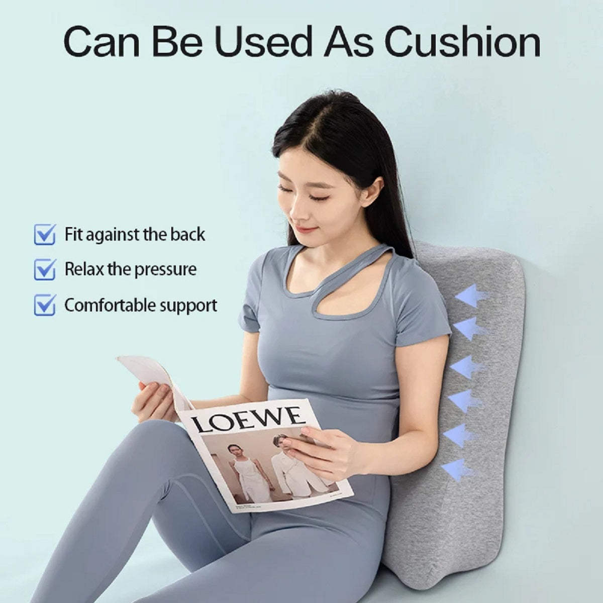Multifunctional Prone Position Lie Sleeping Pillow Cushion