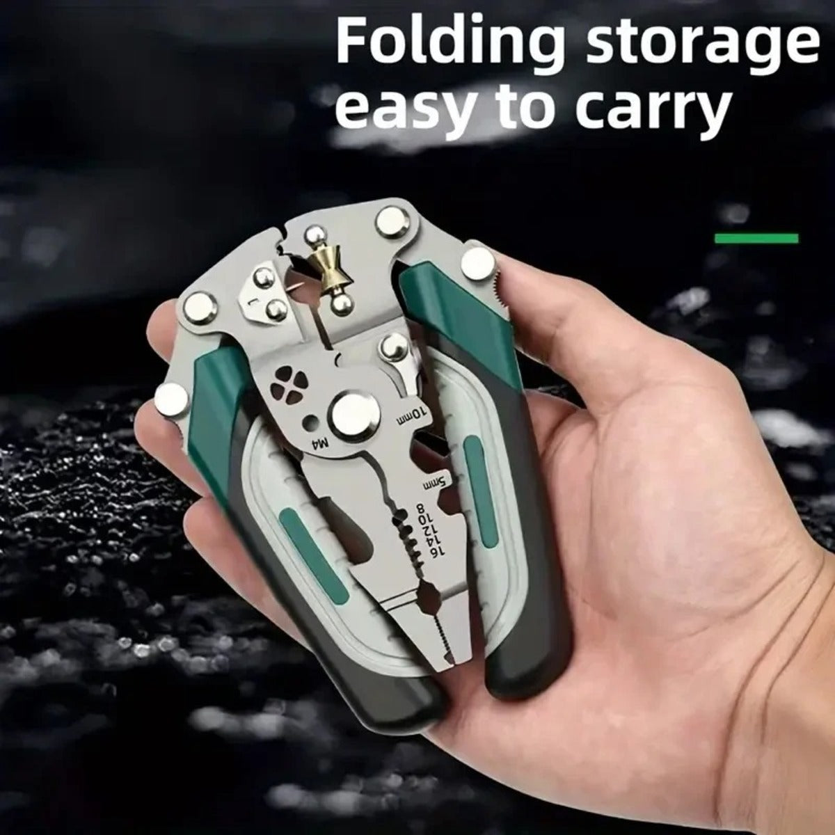 Wire Stripping Pliers - Multi-Function Electrician Tool with Crimping and Cutting