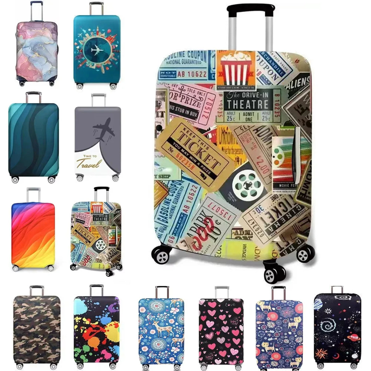 Stretch Luggage Cover - Universal 18 32 Suitcase Protector